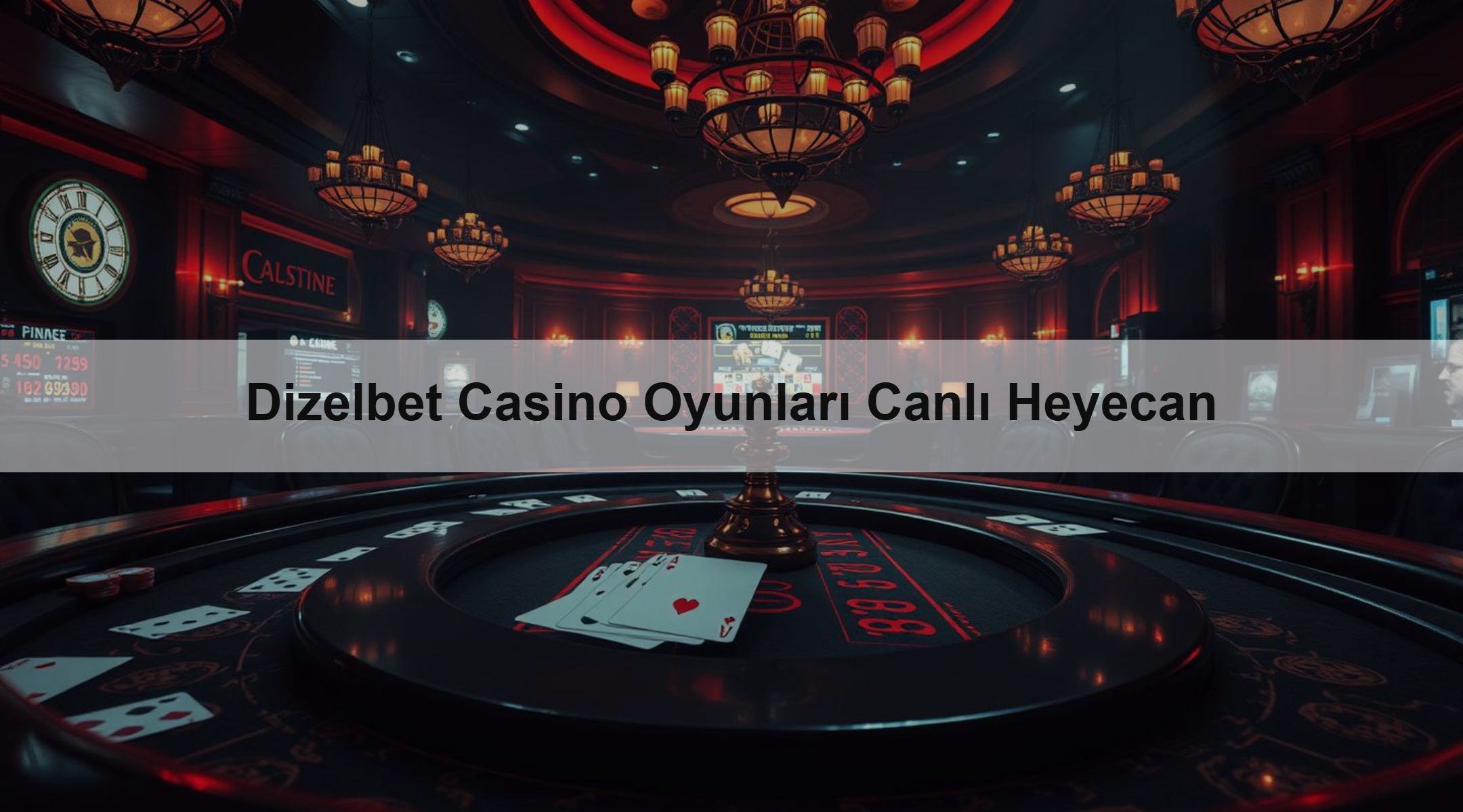 Dizelbet Casino Oyunları Canlı Heyecan